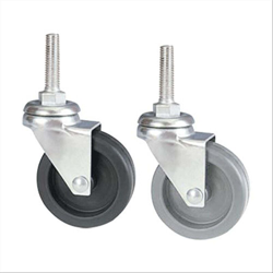 AVO - Ruota Per Mobili Art. 160/B Ø 60 - Perno Mm 10 X 20 - Nera en oferta