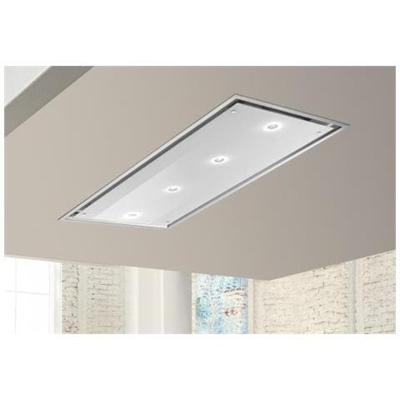 Cappa Da Soffitto Fenice Classic Vetro Bianco Aip390000000000000 Da 90cm Senza Motore