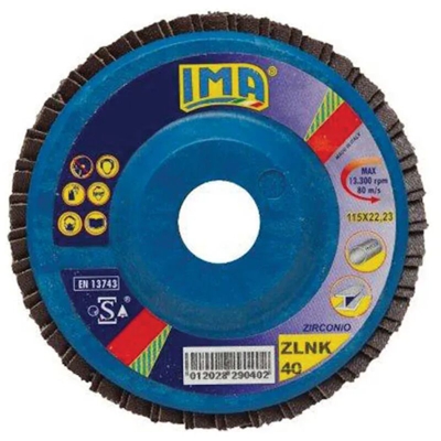 Disco Zirconio A Lamelle Mm.115 Gr.120 - Ima