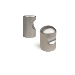 Pomolo stile contemporaneo, Ottone, Cromato Satinato, 16 mm di diametro. Marchio REI precio