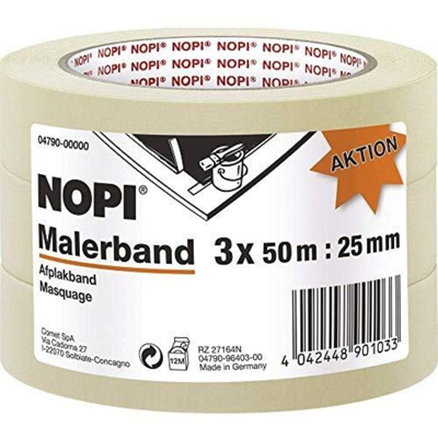 tesa NOPI® 04790-00000-01 Nastro di mascheratura per pittura Beige (L x L) 50 m x 25 mm 3 pz.