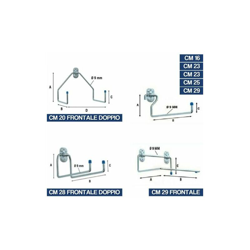 Marca - GANCIO A MURO PARETE MULTIUSO APPENDI ROTOLONE TUBO ATTREZZI OFFICINA 35040V CM 16 (35040) características
