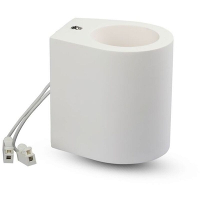Portafaretto LED V-TAC da Muro Rotondo G9 Corpo in Gesso