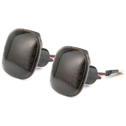 Kit Freccia Laterale a Led Side Marker Lente Nero Fume Luce Bianco Per Audi A3 8L 1997-2003 A4 8D 1994-2001 OEM 185327812 - CARALL en oferta