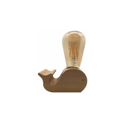 Lampada da comodino in legno a forma di balena - 4W - E27 - XXCELL precio