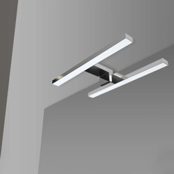 Lampada LED Universale per Specchio a Filo o Pannello da 30 cm in abs Cromo - INBAGNO características