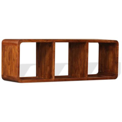 Mobile Porta Tv Legno Massello E Finitura Sheesham 120x30x40 Cm características
