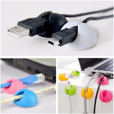 12 pz cavo multifunzionale cavo cavo clip di fissaggio cravatte caricatore usb supporto organizzatore con adesivo da scrivania filo archiviato
