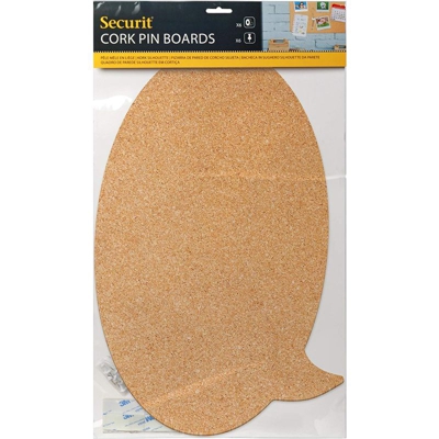 Vermes - Lavagna/Bacheca In Sughero Con 4 Adesivi E 6 Puntine