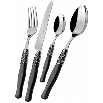 Servizio Posate 75 Pz Wen. ''''selene'''' Nero