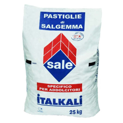 Bancale da 40 Sacchi Pastiglie Di Salgemma Per Addolcitori Acqua Sacchi da 25 Kg - Italkali en oferta