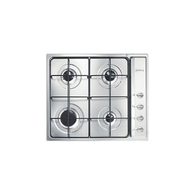 S64S Piano Cottura a Gas 4 Fuochi Gas Colore Inox