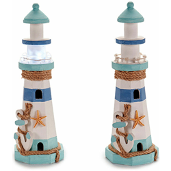 Statua Decorativa Legno (11 x 34 x 11 cm) Luci LED - GIFT DECOR en oferta