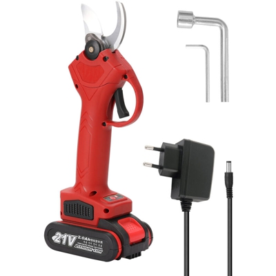 Potatore litio ricaricabile frutta giardinaggio giardino strumenti potatura potatura cesoie ramo wireless rosso una carica elettrica, 220V UE