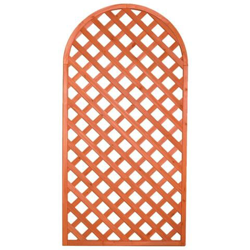 Pannello grigliato sagomato ad arco in legno trattato 4 pz en oferta