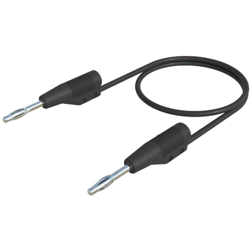 SKS Hirschmann MVL F 2/100 Cavo di misura [Spina a banana 2 mm - Spina a banana 2 mm] 1.00 m Nero características