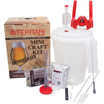 Ferrari Group - kit birra artigianale lux mini craft con fermentatore da 13,5 litri