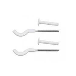 COPPIA MENSOLE VERNICIATE BIANCHE per RADIAT. ALLUMINIO características