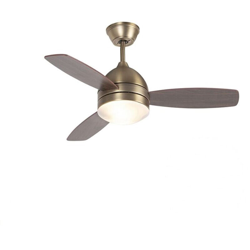 QAZQA Ventilatori da soffitto rotar - Moderno - Legno,Acciaio,Plastico - Bronzo - Tondo Max. 2 x Watt en oferta