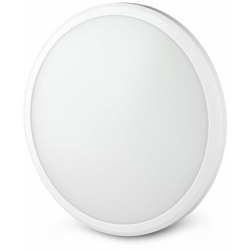PRO VT-12S Plafoniera led 12w chip samsung soffitto circolare corpo slim bianco IP65 bianco freddo 6400K - SKU 936 - V-tac precio