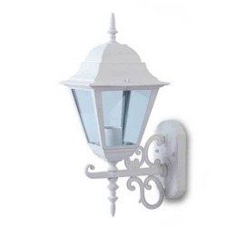 V-TAC VT-761 Portalampada lanterna large facing up alluminio ip44 e27 bianco - sku 7522 en oferta