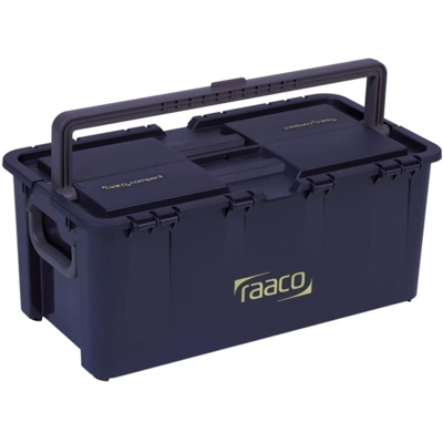 Valigetta portautensili B.540xT.300xH.230mm 7 scomparti / divisore / supporto Trgf.40kg a.PP - Raaco