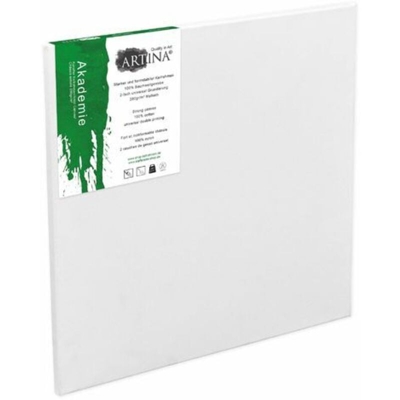 Tela pittorica di cotone bianco 100% - serie Akademie di 280 g/m² 40x40x1 cm - Artina