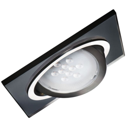 anello faretto incasso 1 pezzo 140 mm interno nero orientabile quadrato vetro kan 27963 - KANLUX características