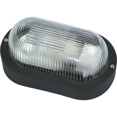 1 PZ Di PLAFONIERA OVALE NERA - ROSI