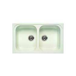 Sanitana Italia Lavello A 2 Bacinelle 86X50 Terra Di Francia características