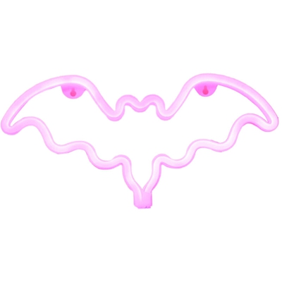 caso ha portato al neon + USB batteria con bis (comma bat - Rosa) - ASUPERMALL