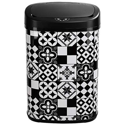 Cucina Sposta Bat-58l Nero Tile - Pattumiera Automatica Da Cucina, 58 L, In Acciaio Inox, 40,9 X 28,9 X 64,5 Centimetri Colore: Nero