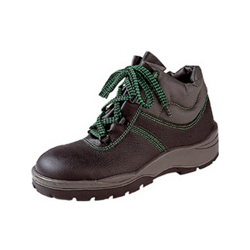 ASATEX Stivali di sicurezza EN20345S3 SRA, nero/verde, pelle bovina G48, tappo in acciaio/suola in acciaio - FP en oferta