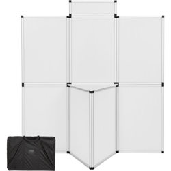 Parete espositiva 200x180cm - banner pubblicitari, espositori, parete divisoria - bianco - TECTAKE características