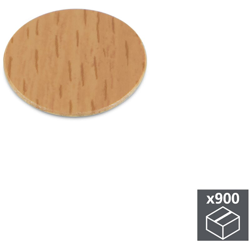 Emuca Tappi Copriforo, adesivo, D. 20 mm, Effetto Faggio, 900 u. precio