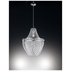 I-BOLERO / S40 - Lampadario classico decorato con cristalli 60 watt E27 en oferta