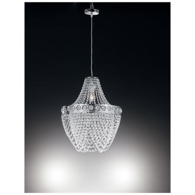 I-BOLERO / S40 - Lampadario classico decorato con cristalli 60 watt E27