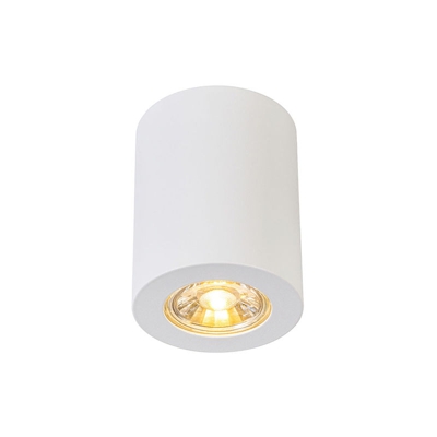 QAZQA Faretto tuba - Design - Acciaio - Bianco - Cilindro Max. 1 x Watt