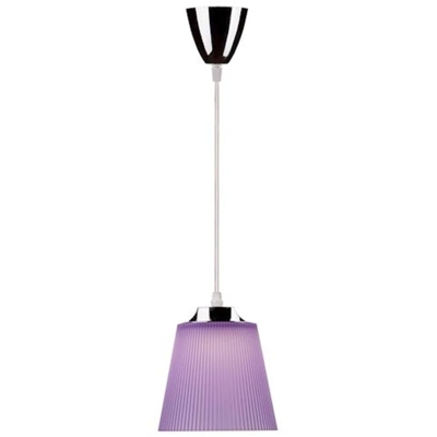 Lampadario LED V-TAC a Campana in Plastica da 5W Colore Viola con Attacco in Metallo Cromato