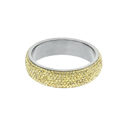 Bracciale Fantasia - Gioiello, Braccialetto - da Donna - Giallo in Zinco, Ottone, Strass, 6,5 x 6,5 x 1,9 cm - OTTAVIANI BY HOMEMANIA precio