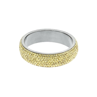Bracciale Fantasia - Gioiello, Braccialetto - da Donna - Giallo in Zinco, Ottone, Strass, 6,5 x 6,5 x 1,9 cm - OTTAVIANI BY HOMEMANIA