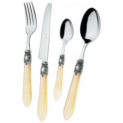 Servizio Posate 24 Pz. ''''oxford'''' Avorio