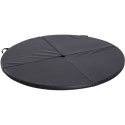 Homcom - Soozier Tappetino Protettivo per Pole Dance Pieghevole e Antiscivolo Spessore 5cm Nero 150cm precio