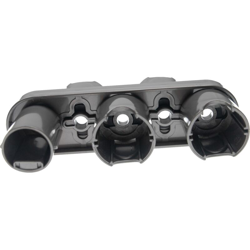 vhbw porta-accessori compatibile con Dyson V10, V11, V7, V8 accessori da aspirapolvere - supporto, grigio / rosso, 17,3 x 4,8 x 10cm precio