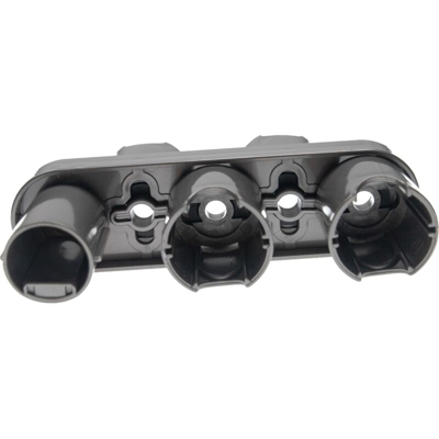 vhbw porta-accessori compatibile con Dyson V10, V11, V7, V8 accessori da aspirapolvere - supporto, grigio / rosso, 17,3 x 4,8 x 10cm