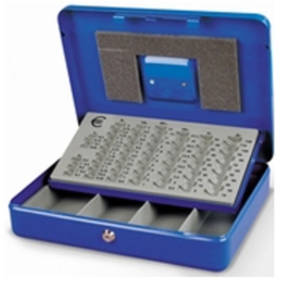 Metalplus Cassetta Portavalori Europa 30X24X9 Con Portamonete