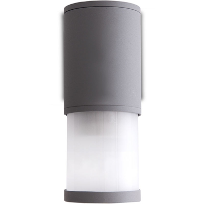 Luce a Muro IP65 (Senza Lampada) E27 Ø65Mm Grigio Aria HO-WLIP65-E27-90-101 | Senza Lampada/Vedi Accessori (HO-WLIP65-E27-90-101) - GREENICE