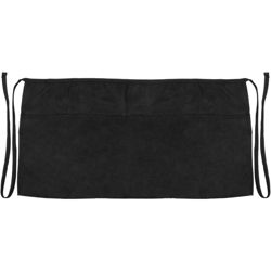Grembiule da cucina e cameriere 60 x 30 cm nero in vita corta con 3 tasche - Primematik precio