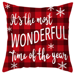 Natale cuscino copertura pesca TPR303-8 45 * 45cm (esclusi cuscino) - ASUPERMALL en oferta
