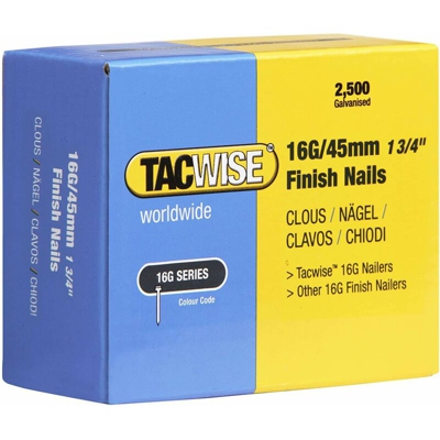 Tacwise 0297 16G Chiodi di Finitura per Tacwise DFN5 e FFN64LHH